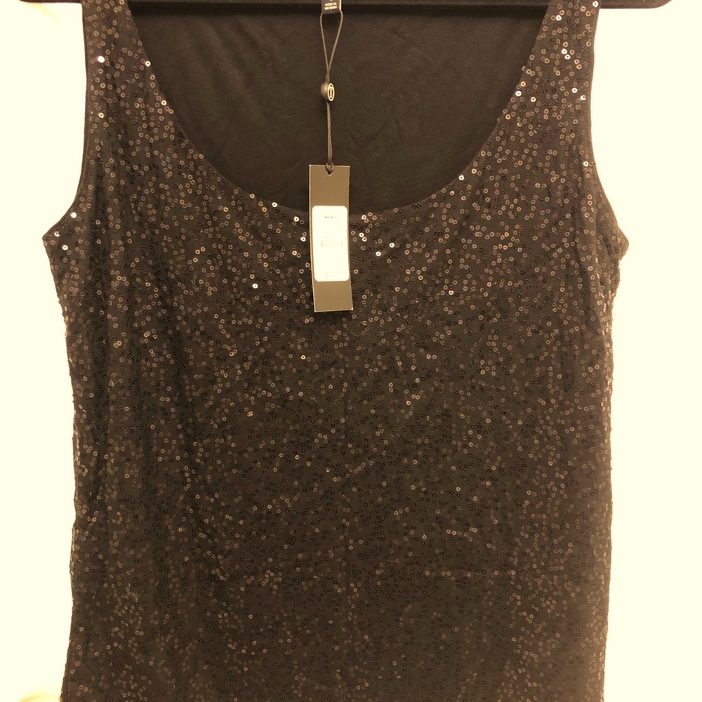 Sequined sparkly tank top - Talbots NWT